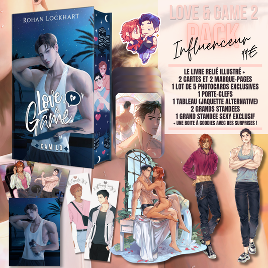 [Préco] Love & Game - T2 - Edition reliée - Pack Influenceur