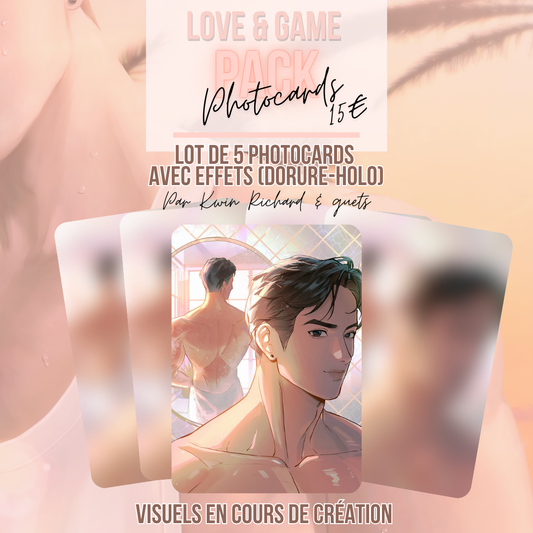 [Préco] Love & Game - Photocards